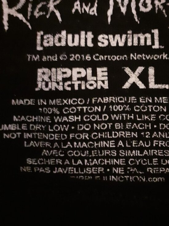 Rick and Morty Open Your Mind Large Tshirt - Picture 4 of 4